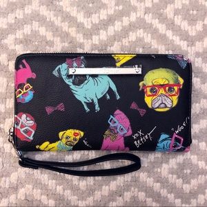 Pug Betsey Johnson Wallet NWOT